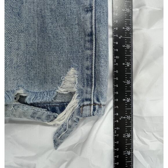 Blank Nyc The Madison Crop High Rise Distressed Destroyed Jeans Size 24 Cotton - Picture 9 of 10